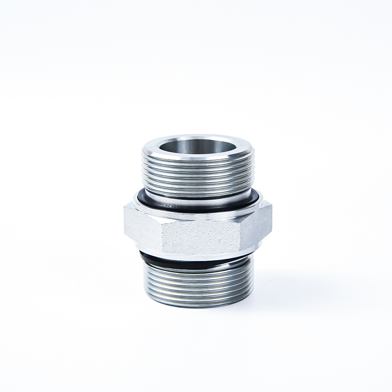 1BG- Bsp male double use for 60° cone seat or bonded seal bsp mal e o-ring