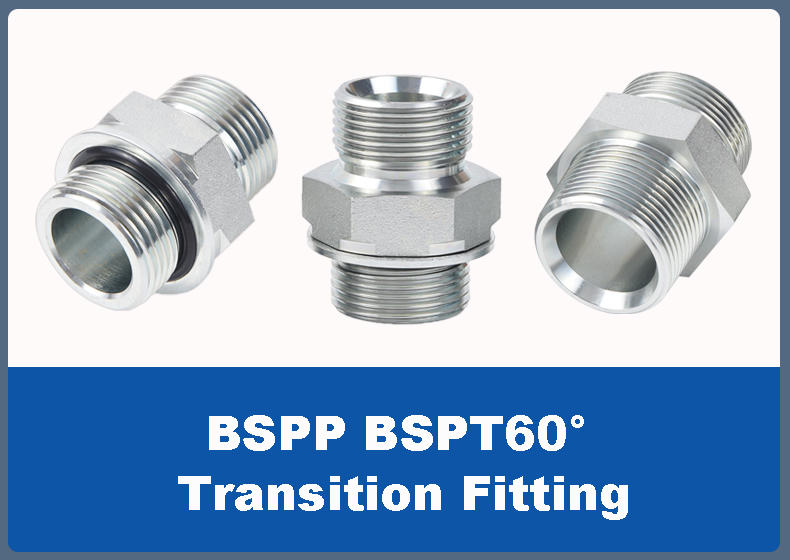 BSPP BSPT60° Transition Fitting